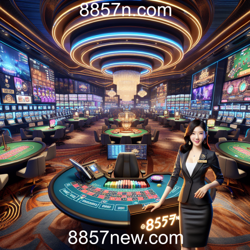 A Experiência do Cassino Ao Vivo em 8857n.com